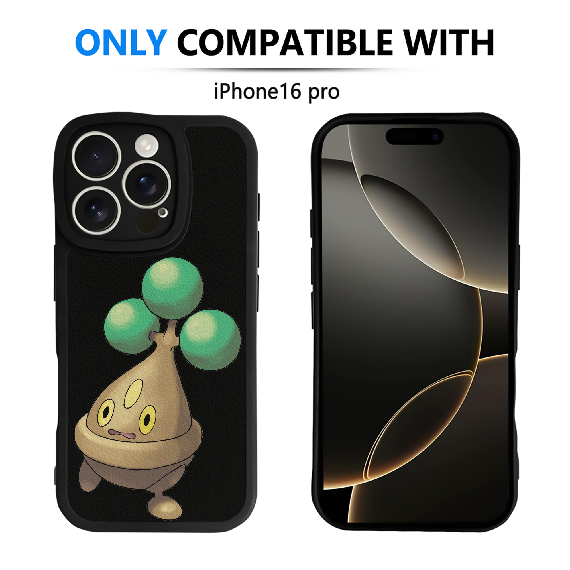 （画像用） ポケットモンスター Pokémon 【iPhone 16シリーズ対応】シリコンスマホケース（レザー調） 材質：シリコン